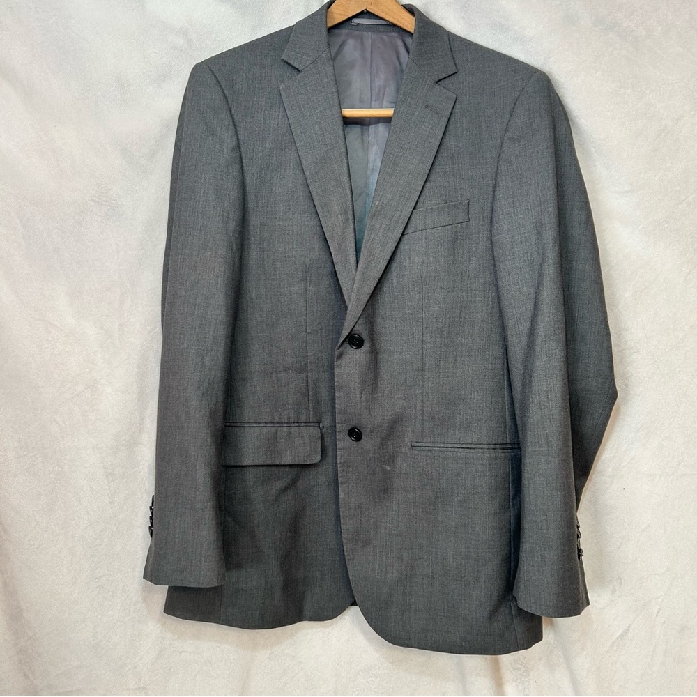 Via Veneto Gray Men's Suit Size 48 Measurements Below Portland Classic Special